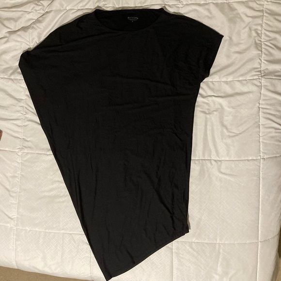 Athleta Asymmetrical Tee | Size S | Nylon & Spandex | Short Sleeve | Relaxed Fit - Picture 1 of 5